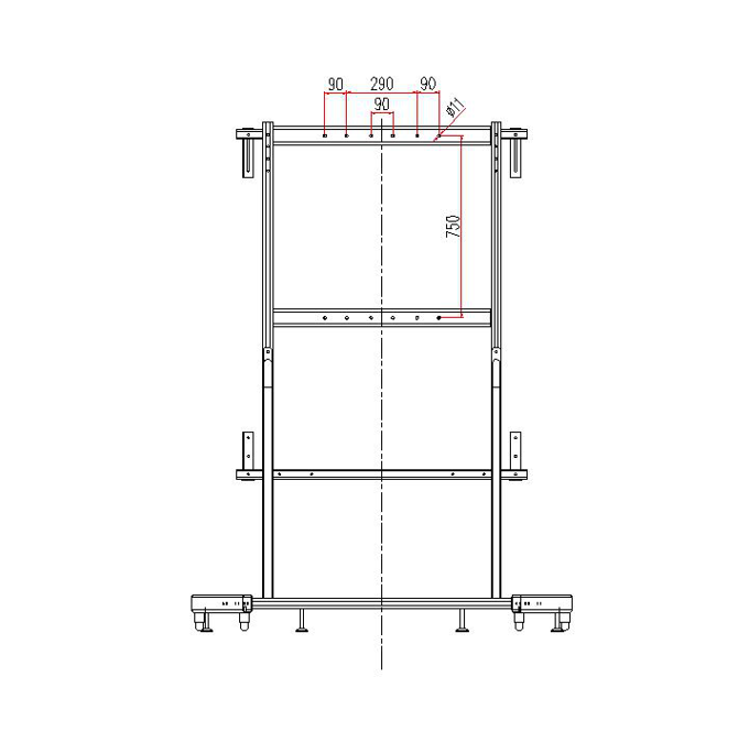 Mobilny stojak do interaktywnych tabliczek do użycia z projektorami 1