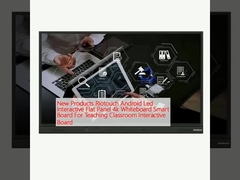 Nowe produkty Riotouch Android Led Interaktywny płaski panel 4k Whiteboard Smart Board Do nauczania w klasie Interaktywna tablica
