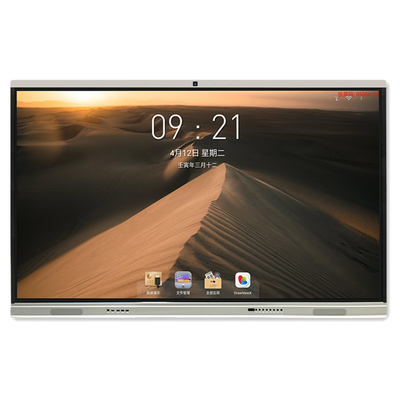 Interaktywny wyświetlacz LCD z płaskim ekranem 4K Android 11 Multi Touch Monitor z ekranem dotykowym LED z gniazdem OPS do edukacji