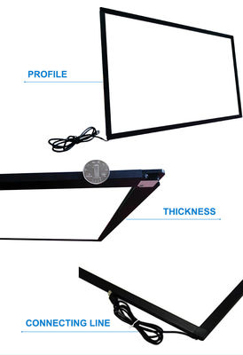 19"65"75"86" Multi IR Touch Screen Frame Overlay Interactive Ir Frame For Smart TV Interact Monitor