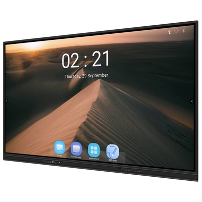 Android 13 IR Interaktywny tabliczka palcowa Touch 65 75 86 cali 4K Smart Panel Display z wifi RJ45 bezprzewodowy podział z tabletu / telefonu / laptopa do spotkań biurowych szkoły
