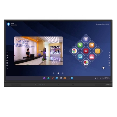 Multi Touch 75-calowy Google EDLA Interaktywny płaski panel inteligentne deski do spotkań konferencyjnych w biurze