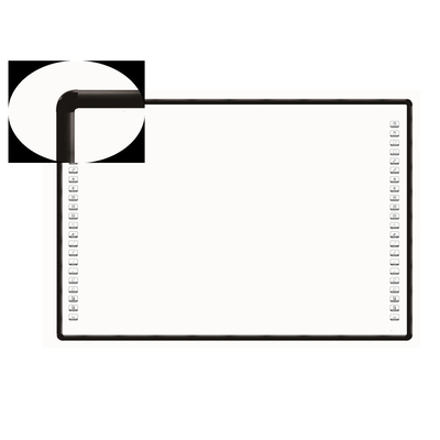 Interaktywna tablica projektorów 4K 82 85 102 Inch Side Bar 10 Touch Points USB PC Pen Finger Writing White Board Dla szkół