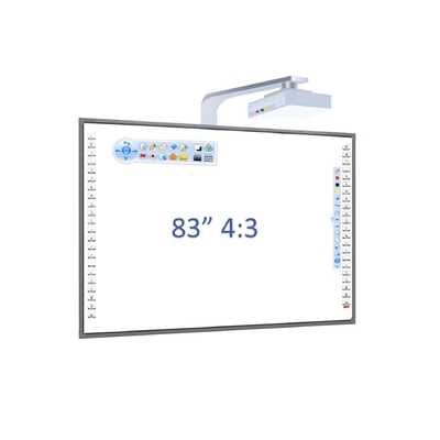 Cyfrowa elektroniczna maszyna nauczania Whiteboard Finger Touch Smart Interactive Whiteboard z projektorem HD dla szkoły
