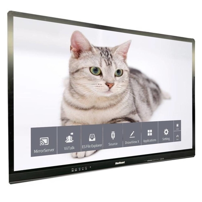 Pojemnościowy LCD Smart Board Touch 65 Inch 4K 3840*2160 Monitor ze szkła hartowanego przeciwbłyskowego