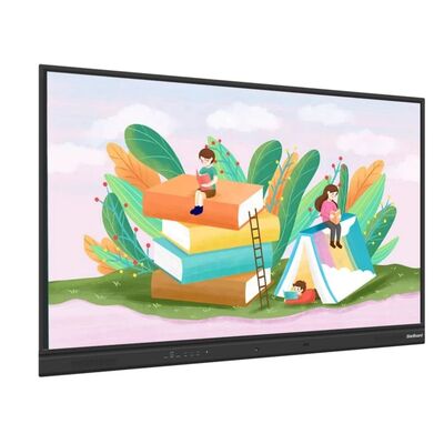 65 75 86 cali 4K Ultra HD Windows OS Smart Board Wall Mounted LCD Display z ruchomym stożkiem