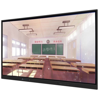 86-calowy Android 13 20 punktów dotykowych 220V Zasilanie Interaktywny ekran dotykowy 4K Tablica z mikrofonem do edukacji
