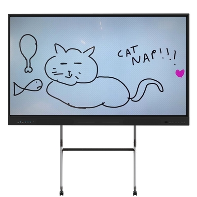 3840*2160 LCD Teaching Board 5ms Interaktywna tablica dotykowa Windows Linux Infraczerwony dla edukacji biznesowej lub szkolnej