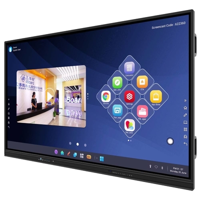 Interaktywny wyświetlacz dotykowy 86-calowy 4K Smart Board dla szkół korporacyjnych