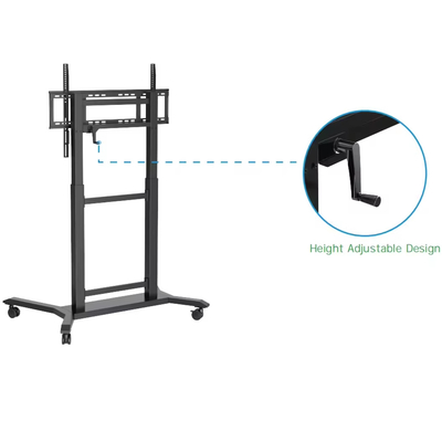 Nowy styl Elektroniczny podłogowy stojak regulowany stand smart TV Mobilny stojak ruchomy Trolley Mounts and Carts