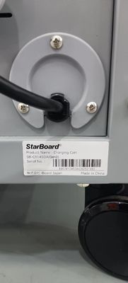 CE ładowanie AC Ładowanie DC i USB Typ-A Typ-C Składowanie skryt IPad Ładowanie wózka mobilna szafka ładowania z kółkami