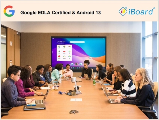 Goolge EDLA Certyfikowany Zastosowany Funkcja Android 13 IR 20 Touch Point D-LED Interaktywny Monitor Ekran dotykowy