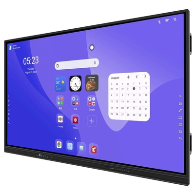 Interaktywny płaski panel Android 14 8+128G 50 dotknięcia punkty whiteboard oprogramowanie języka OEM dla szkolnego spotkania edukacyjnego