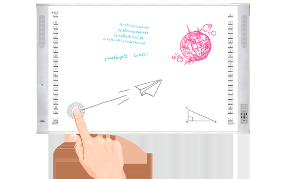 Fabryczny bezpośredni Android Win System podwójny Ceramic 96 Inch Customize All-In-One Interactive 20Touch Point IR Infrared Whiteboard For Education Teaching & Classroom Use