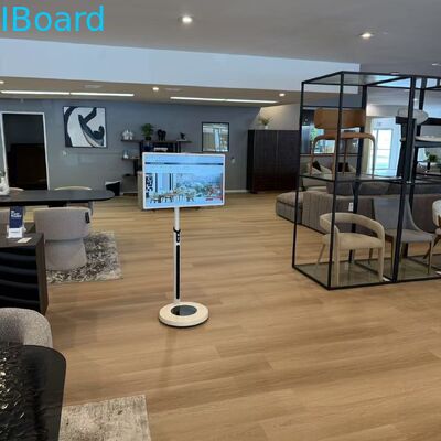 32-calowy przenośny kiosk z ekranem dotykowym i 10-punktowym interaktywnym wyświetlaczem pojemnościowym