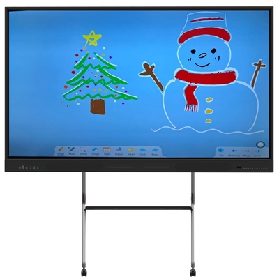 Najnowszy Android 14 LCD Smart Board 75" Interaktywny płaski panel dla edukacji