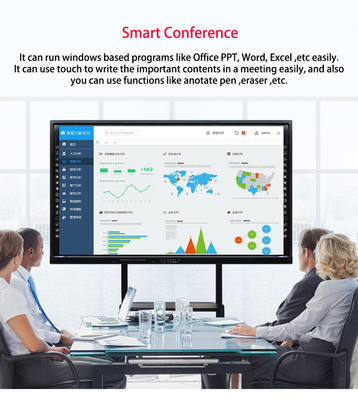 Android Interactive Whiteboard TV z technologią wysokiej dokładności 2mm