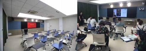 Wyświetlacz płaskiego panelu interaktywny z rozdzielczością 4K i zasilaniem prądem AC do wykładów
