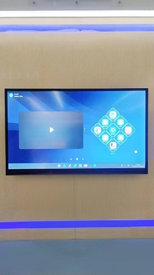 110-calowy IBoard Interaktywna tablica dotykowa telewizor Interaktywna tablica z kamerą 48MP, wyświetlaczem dotykowym 4K UHD, czas reakcji 8ms, system operacyjny Android, otwarty ekosystem aplikacji dla konferencji szkolnych