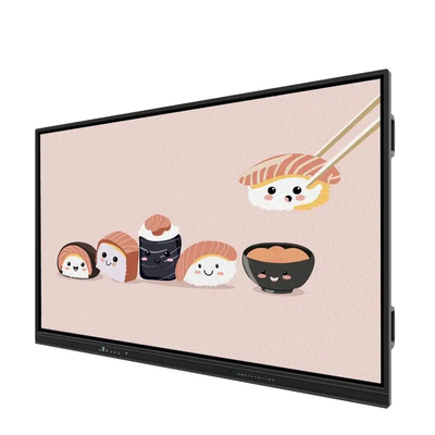Metoda dotykowa Finger Pen Smart Board z wbudowanymi głośnikami LCD Smart Board 65 75 86 98 cali Oprogramowanie nauczania Rejestrator ekranu zrzut ekranu Bezprzewodowy podział do szkolenia Biuro klasy