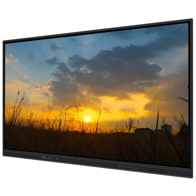 4K 65 75 86 98 110 cali Panel ocieplony przeciw odblaskom Interaktywny Smart Whiteboard IR Monitor Super Slim Ramka monitor komputerowy na szkolenie szkolne