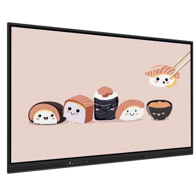 4K 65 75 86 98 110 cali Panel ocieplony przeciw odblaskom Interaktywny Smart Whiteboard IR Monitor Super Slim Ramka monitor komputerowy na szkolenie szkolne