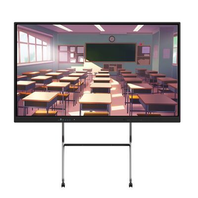 4K 65 75 86 98 110 cali Panel ocieplony przeciw odblaskom Interaktywny Smart Whiteboard IR Monitor Super Slim Ramka monitor komputerowy na szkolenie szkolne