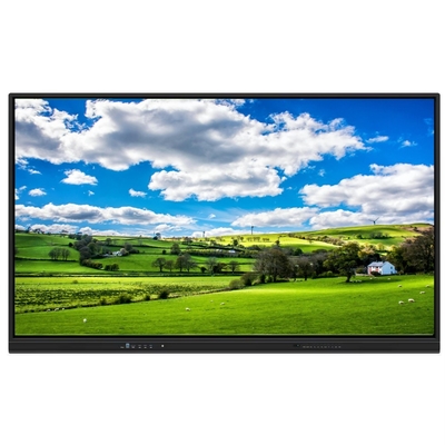 Android 13 Interaktywna tablica 65-calowa wielofunkcyjna All-In-One Smart Interaktywny płaski panel wyświetlacz Serialny interfejs USB Nowy monitor ekranu w klasie