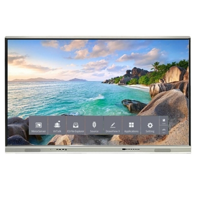 Fabryczny Android 14 Interaktywny płaski panel z wysokim kontrastem 1200:1 i prędkością kursora 100 kropek/s 20 punkt dotykowy obsługiwany z ekranem Interaktywna tablica
