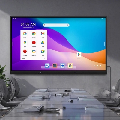 Chińska fabryka Cena 4k 55 65 75 85 96 110 cali Ekran dotykowy Wielojęzyczny oprogramowanie LCD Smart Android Interaktywna tablica