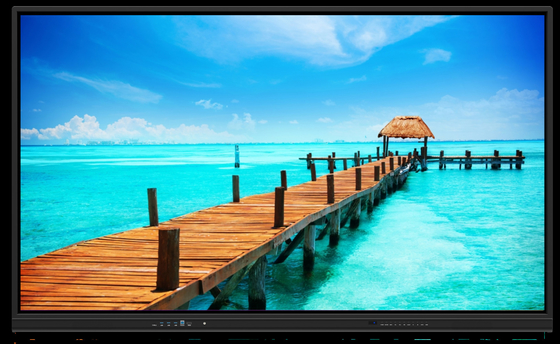 Monitor czuły na dotyk z technologią dotykową w podczerwieni i rozdzielczością Ultra HD 4K 3840*2160