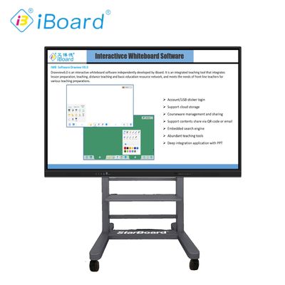 Duży rozmiar 98 cali 4K LCD Interaktywny Smart Board Panel dotykowy Smart Screen do klasy Elektroniczna tablica cyfrowa Smart Board do nauczania