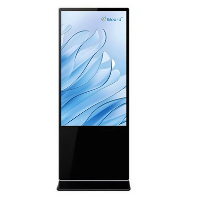 43-calowy wyświetlacz cyfrowego sygnalizacji podłogowej 178 stopni zatwierdzenie FCC Kiosk reklamowy pojemnościowy dotykowy z systemem Android lub Windows