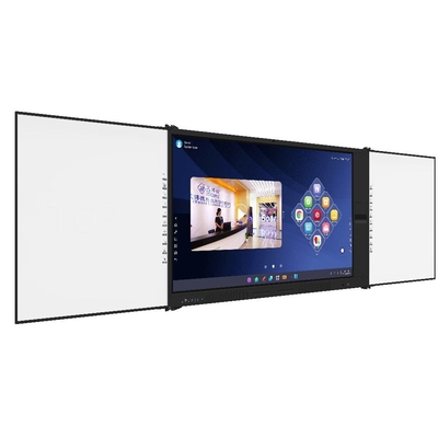 Inteligentny dwustronny czarno-zielony tabliczka z 75 86 cali Android Touch Panel Tablica z kamerą Mikrofon skaner dokumentów mobilny stojak dla edukacji biurowej szkoły