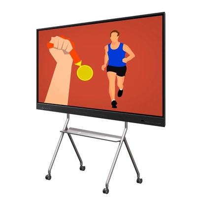 LED Interactive Whiteboard 86 98 110 Inch Android 13 14 LCD Smart Board Response 5-8 Ms Software do spotkań kompatybilne z kamerą i mikrofonem oraz stanowiskiem mobilnym