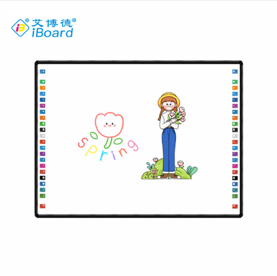 IBoard Factory Direct Smooth Glossy Plastic Surface Infrared IR Interactive Whiteboard For Pen/Finger Writing Opcjonalny pasek boczny 22 skróty