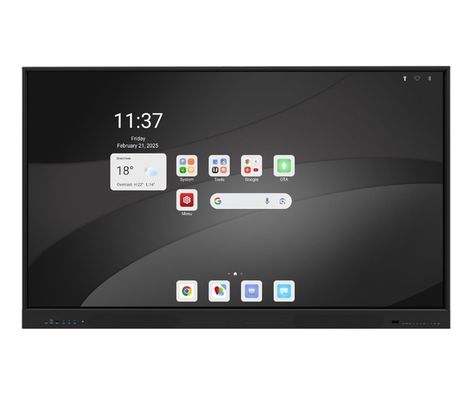 Nowy Android 75-calowy interaktywny płaski panel dla inteligentnej klasy i konferencji