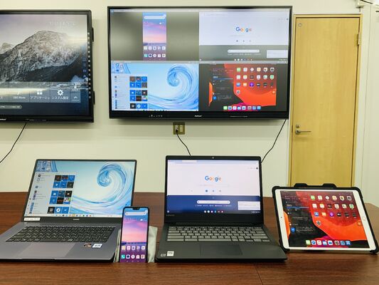 55-98-calowy interaktywny panel płaski 4K z wielodotykiem i podwójnym systemem do nauczania i spotkań