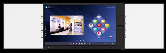 iBoard Factory Android 14 8+128G Interaktywny płaski panel z wysokim kontrastem 1200:1 i prędkością kursora 100 Dot/S 20 punkt dotykowy obsługiwany z ekranem Interaktywna tablica biała