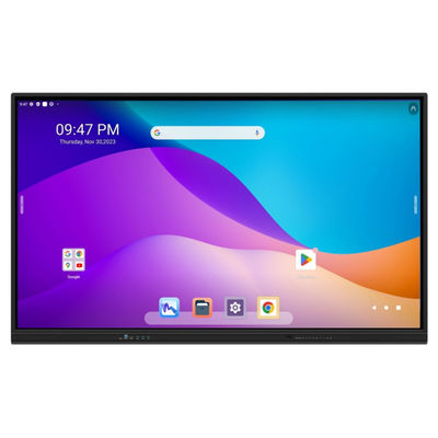 86-calowy interaktywny panel inteligentny z certyfikatem Google EDLA. Android 13 z wbudowanym systemem Enjoy.