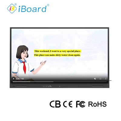 4K UHD Interaktywny płaski panel 55-calowy Smart TV z zaktualizowanym systemem Android Sprzęt do funkcjonowania sztucznej inteligencji
