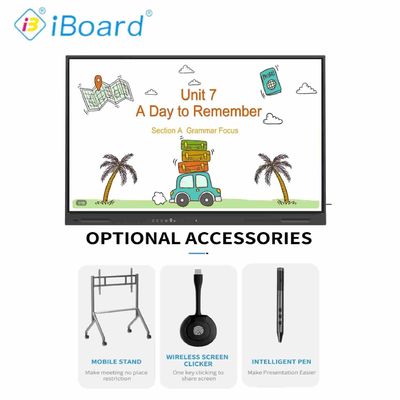 Nowy produkt 4k 65 Inch Touch Screen Wielojęzyczny Oprogramowanie LCD Smart Board Android Interaktywna tablica dla kanału Partner