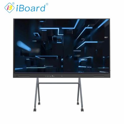 75-calowy IBoard Ultra HD 4K rozdzielczość Interaktywny płaski panel wyświetlacz ¢ cyfrowy interaktywny tabliczka z ekranem wielofunkcyjnym, anty-błysk i trwały ekran do spotkań w klasie