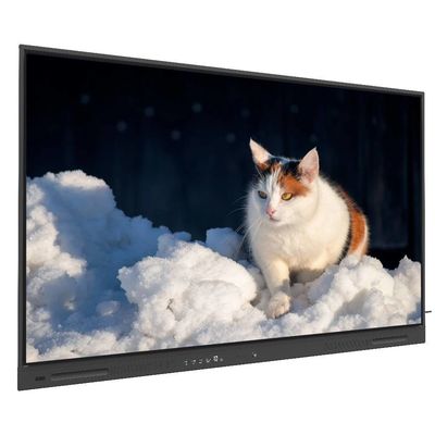 IR Interaktywny tabliczka 450 nits 86 Inch Android 14 Touch Wi-Fi VGA DP USB Zasoby chmury Smart TV Monitor Do szkolenia biurowego na uniwersytecie