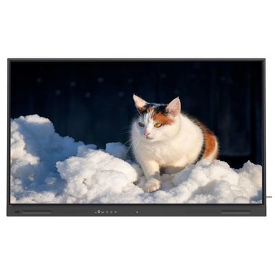 IR Interaktywny tabliczka 450 nits 86 Inch Android 14 Touch Wi-Fi VGA DP USB Zasoby chmury Smart TV Monitor Do szkolenia biurowego na uniwersytecie