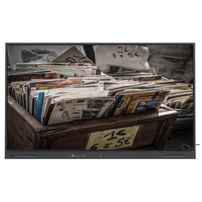 Zwiększ swoją działalność z czarnym LCD Smart Board z wyjściami USB i 350cd / m2 WIFI i bezprzewodowy podział 110-calowy monitor