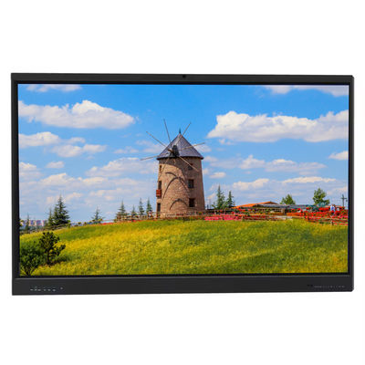 Interaktywna tablica LED 65 cali 4K UHD z dotykiem, Android 14, wbudowana kamera, mikrofon, głośnik PC, WiFi, idealna do nauki w szkole, konferencji i użytku biurowego