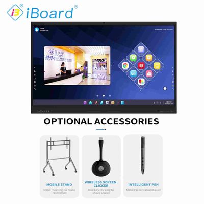 Iboard Nowy produkt 98" 4K Smart Display Interaktywny płaski panel Display Duży ekran dotykowy Monitor do sali konferencyjnej