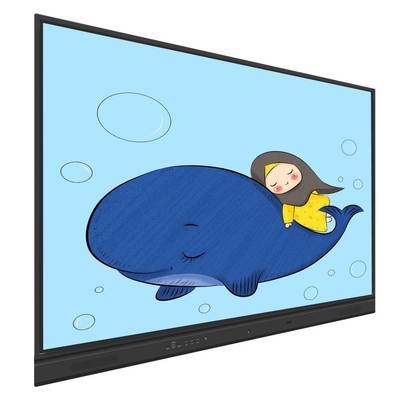 Tablica interaktywna 16:9 4000:1, interaktywna na podczerwień, 20 punktów dotykowych, metoda dotyku palcem/obiektami, do spotkań biznesowych, edukacji online, z oprogramowaniem