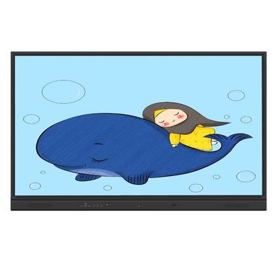 Tablica interaktywna 16:9 4000:1, interaktywna na podczerwień, 20 punktów dotykowych, metoda dotyku palcem/obiektami, do spotkań biznesowych, edukacji online, z oprogramowaniem